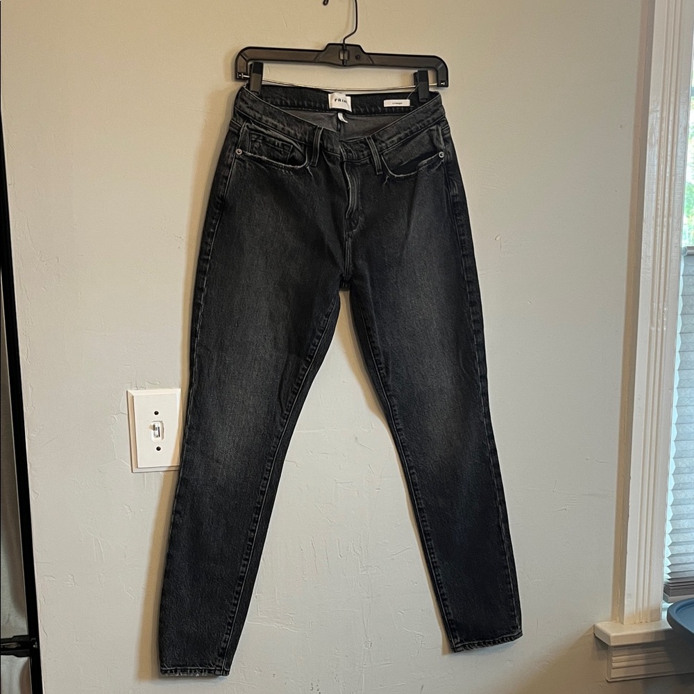 Frame size 25 Le Garcon washed black denim jeans